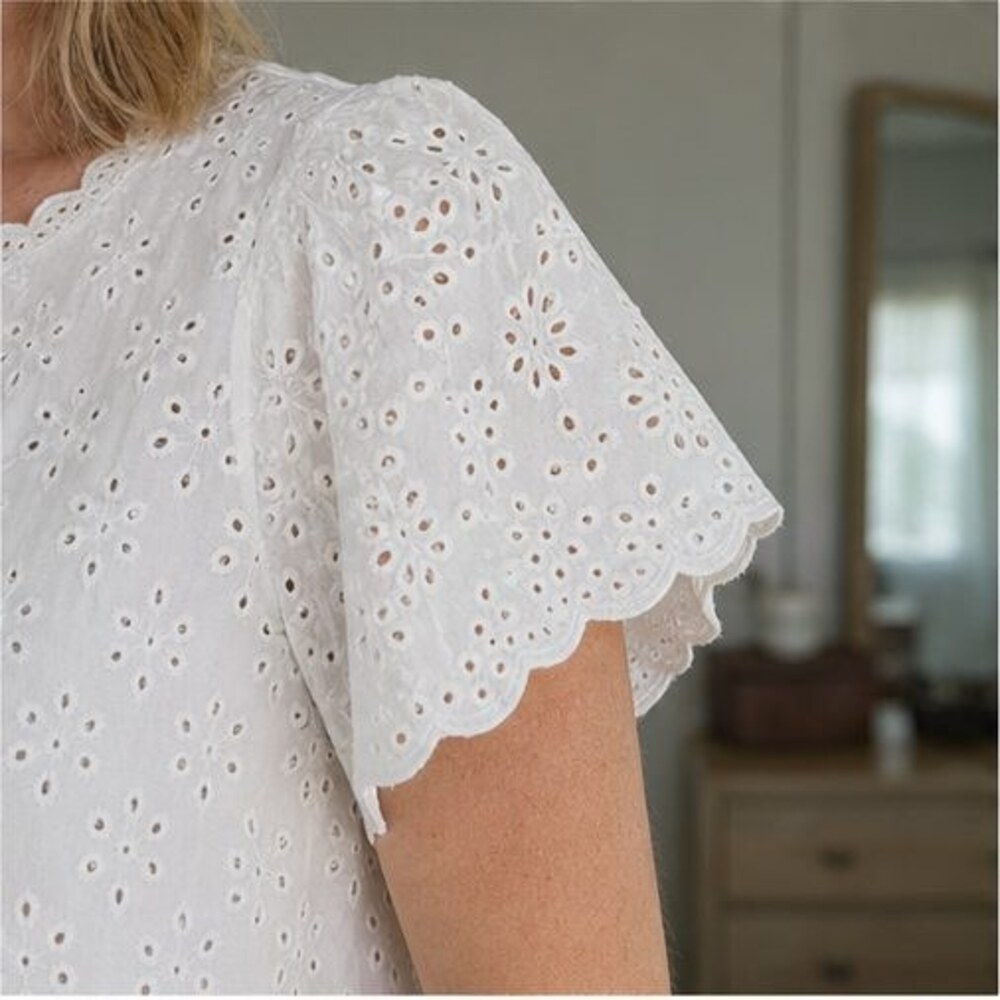 Sage Button Blouse - Picture 5 of 6